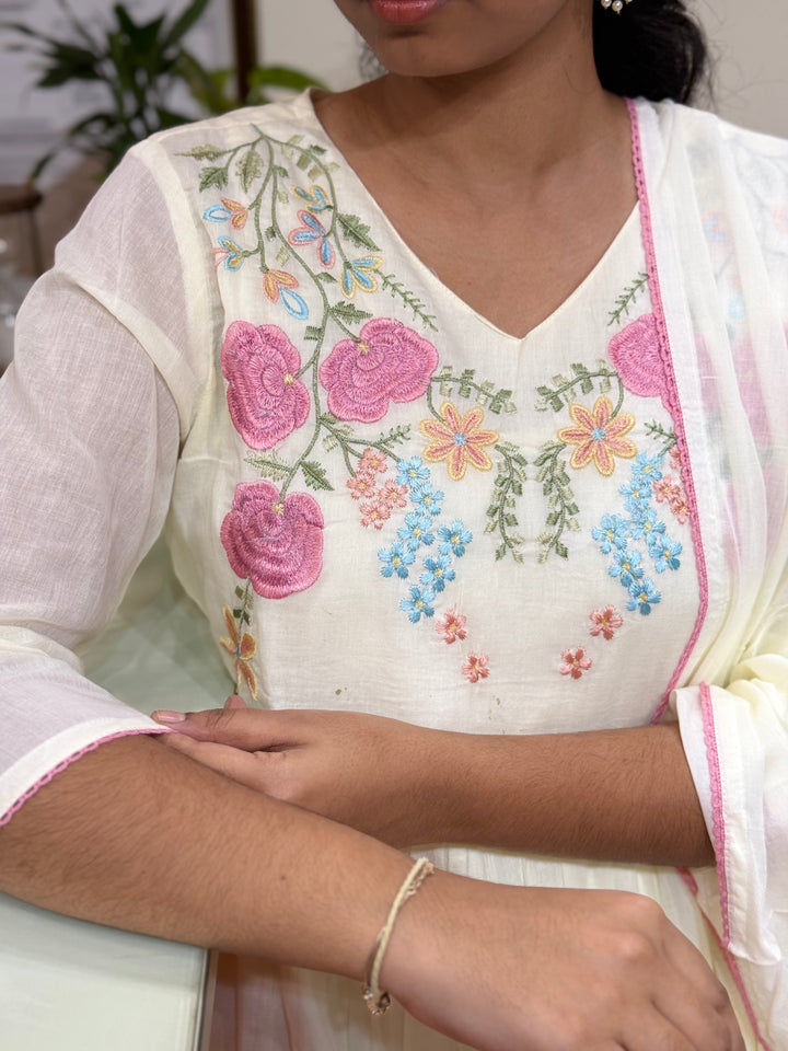 Mul Cotton Collection with Embroidery work (Cotton Lining)| R150