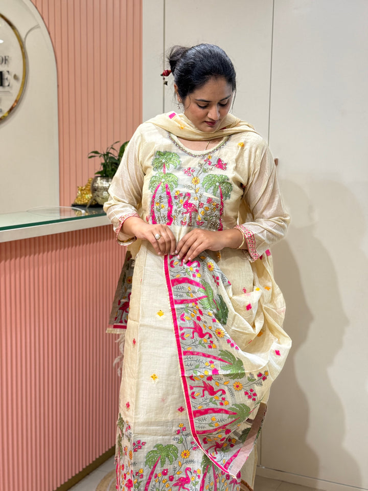 Budget-Friendly Semi Jamdhani Collection | R222