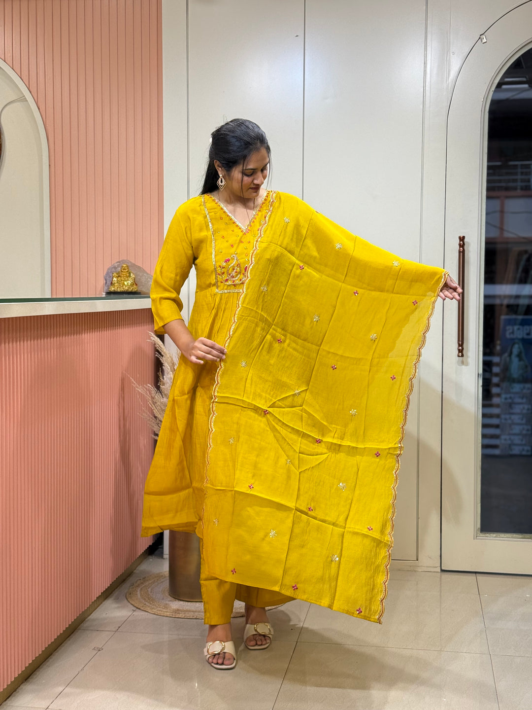 Mul Chanderi Beautiful Collection | R208