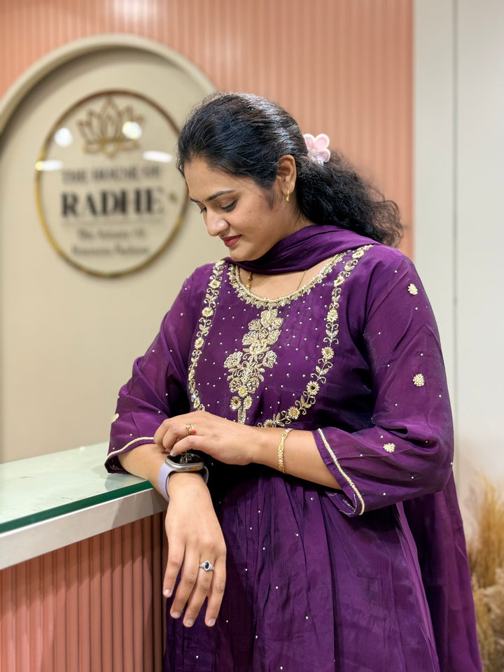 Mul Chanderi Yoke Pattern Collection | R203