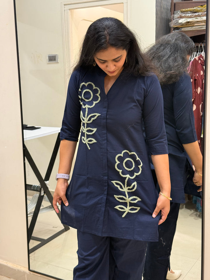 Co-Ord Set With Embroidery work | R137