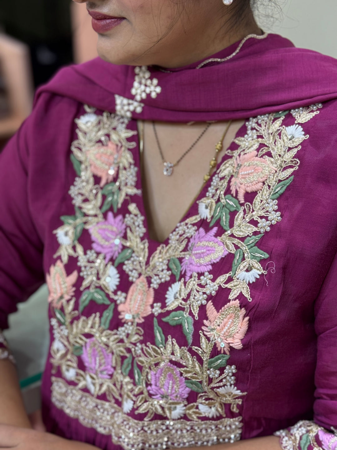 Premium Mul Chanderi Handwork Collection (SuperHit Design)| R206