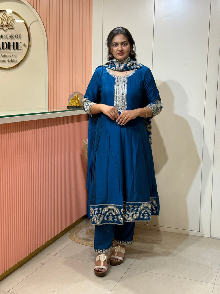 Vichitra Fabric Collection With Elegant Designer Look | RADHE60