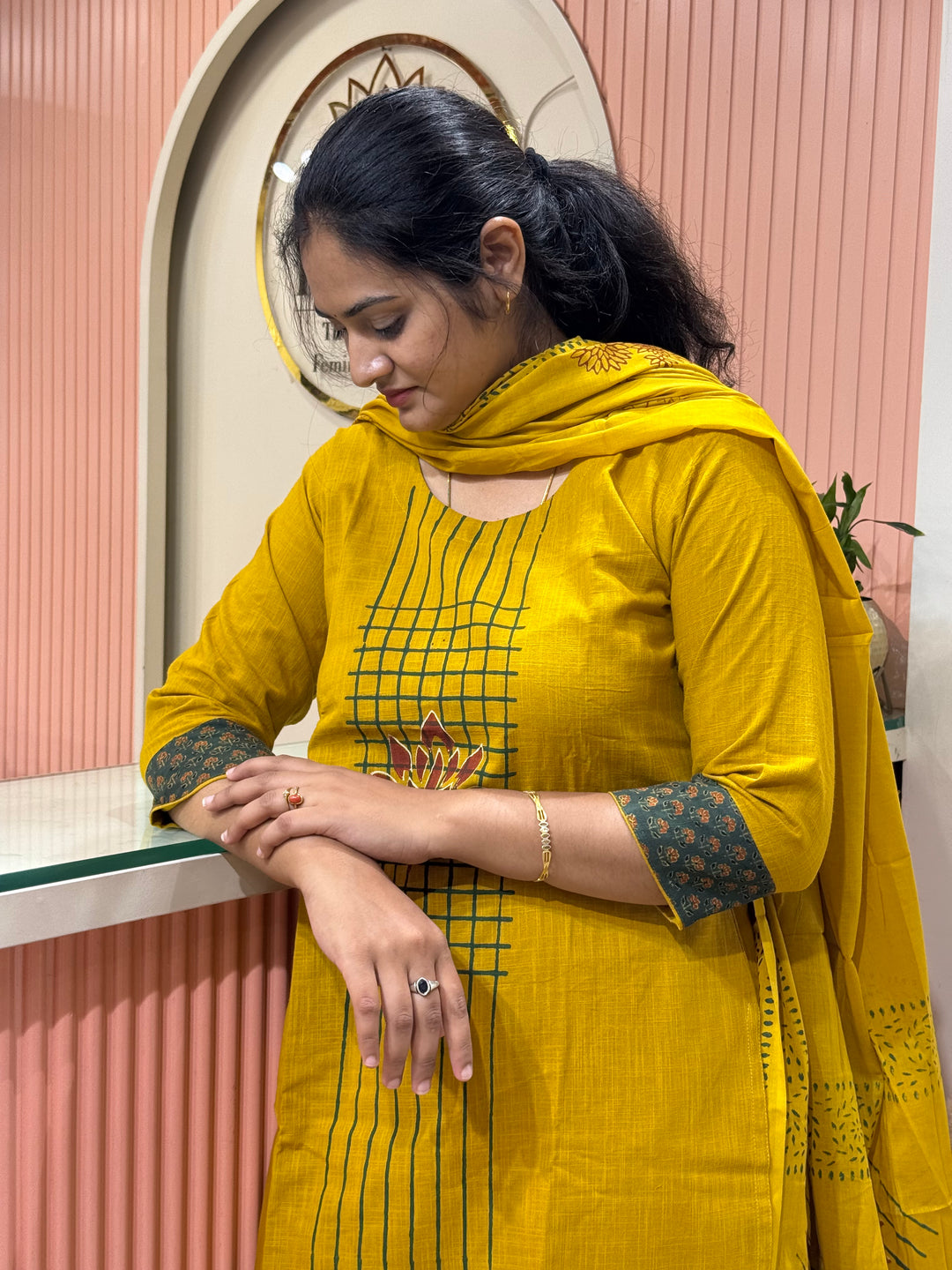 Khadi Cotton Collection with Hand paint | R210