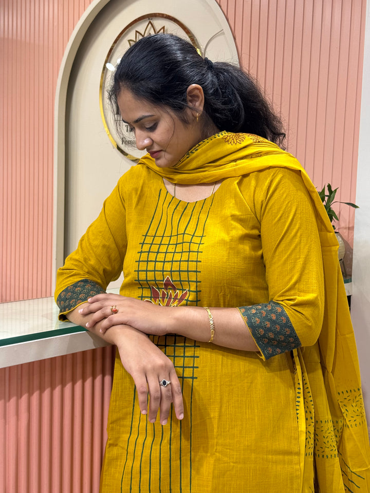 Khadi Cotton Collection with Hand paint | R210