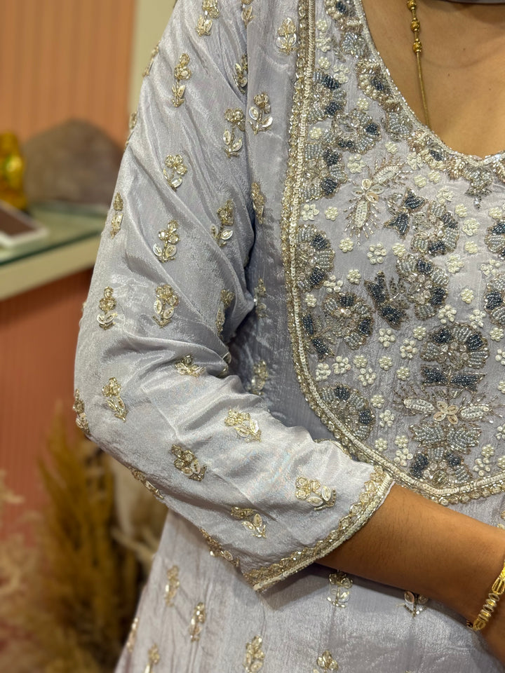 Designer Sharara Suit – Heavy Handwork Collection | R148