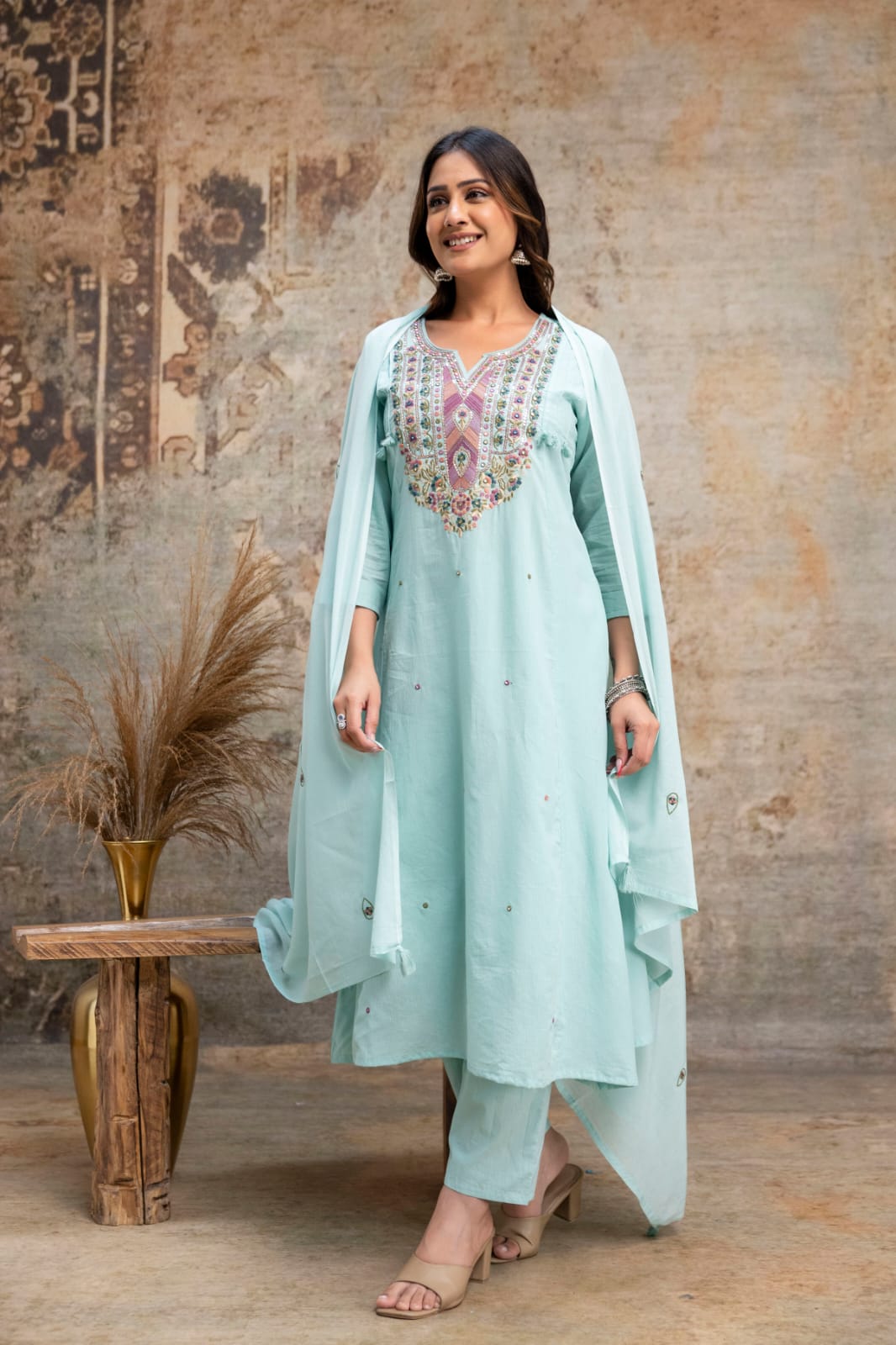 Mulmul Cotton New Collection With Embroidery Work | R190