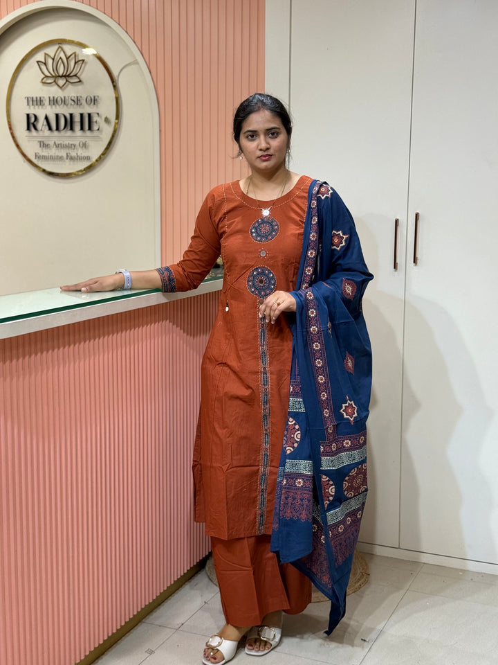 Pure Cotton Geometrical Pattern Collection | R210