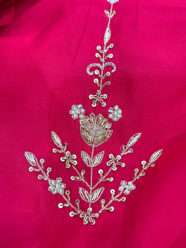 S Mul Chanderi Semi Party Wear | R138