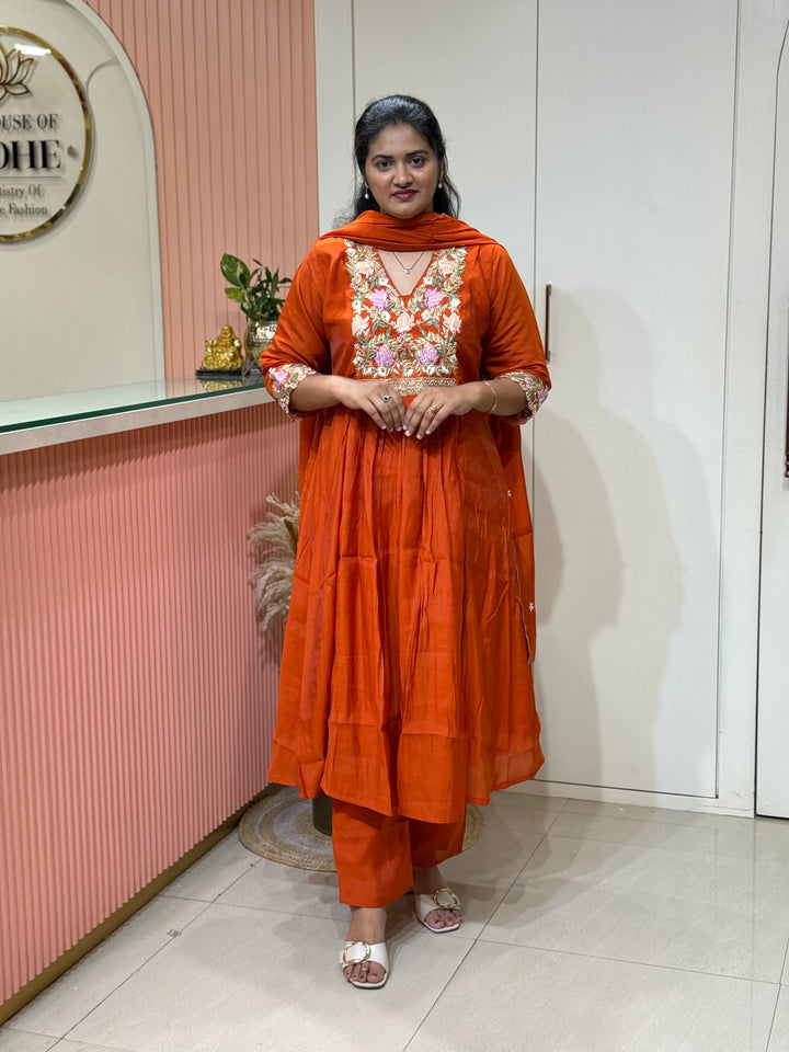 Premium Mul Chanderi Handwork Collection (SuperHit Design)| R206