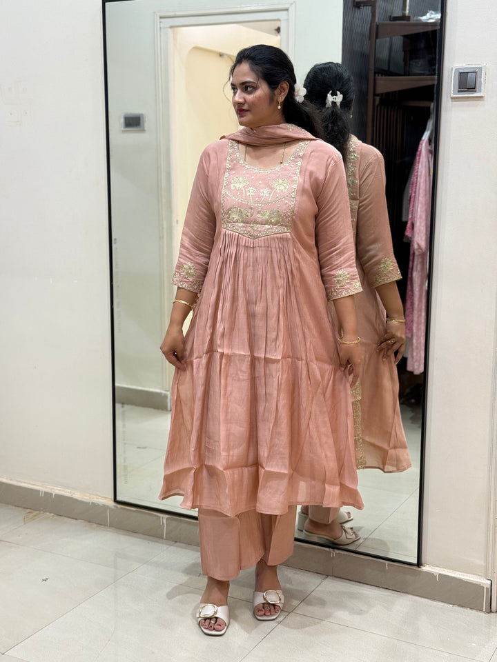 Mul Chanderi Collection with Cotton Lining | R209