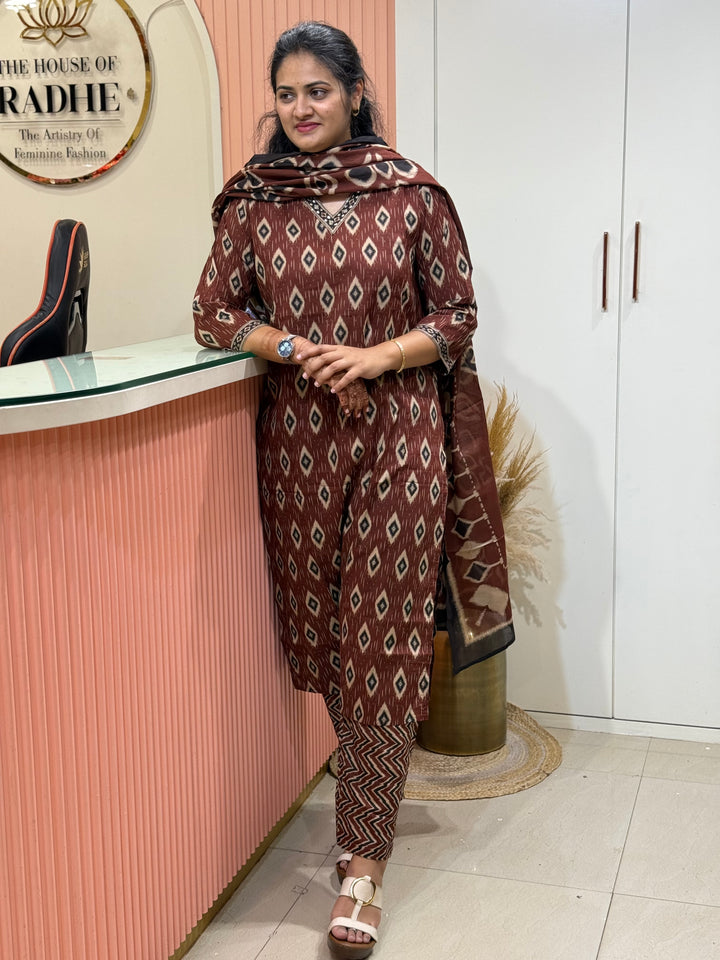 Cotton 3 Pcs Collection with Beautiful print | R173