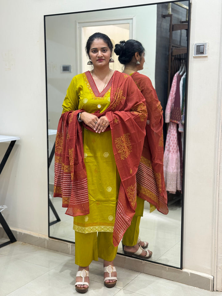 Cotton 3 Pcs Set Collection – RADHE80