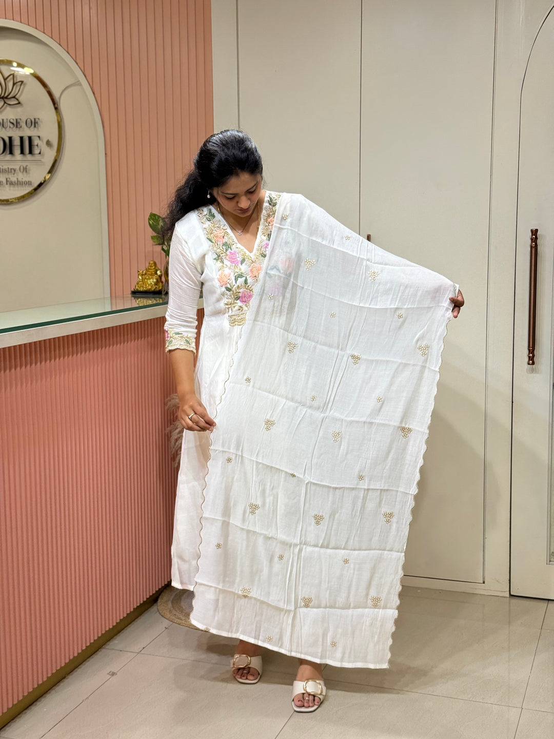 Premium Mul Chanderi Handwork Collection (SuperHit Design)| R206