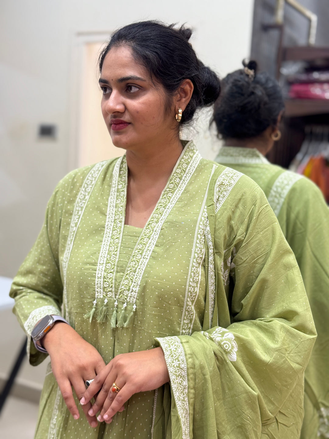 Pure 60×60 Cotton Kurta Set with Front Pockets  | R114