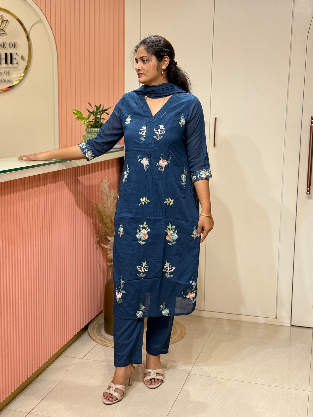 Mul Cotton Collection with Embroidery work (Cotton Lining)| R150