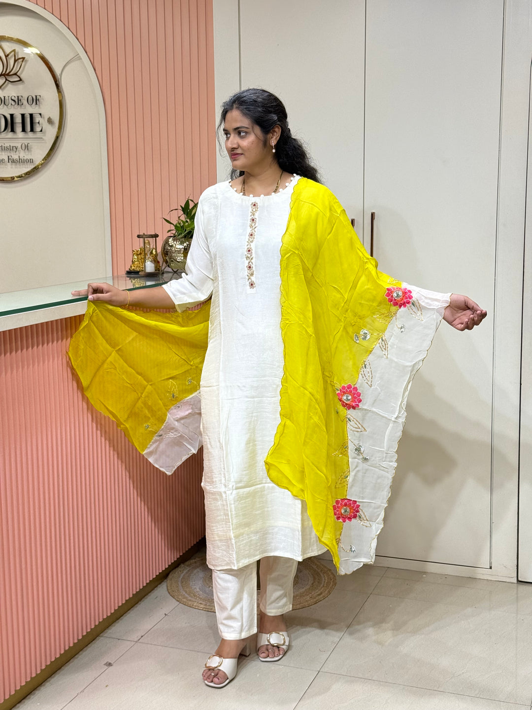 Dola Silk Collection with Organza Dupatta | R217