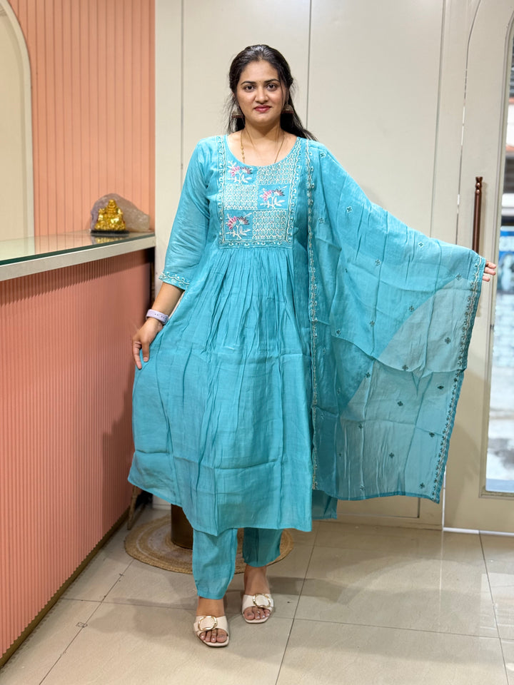 S Mul Chanderi Collection | R208