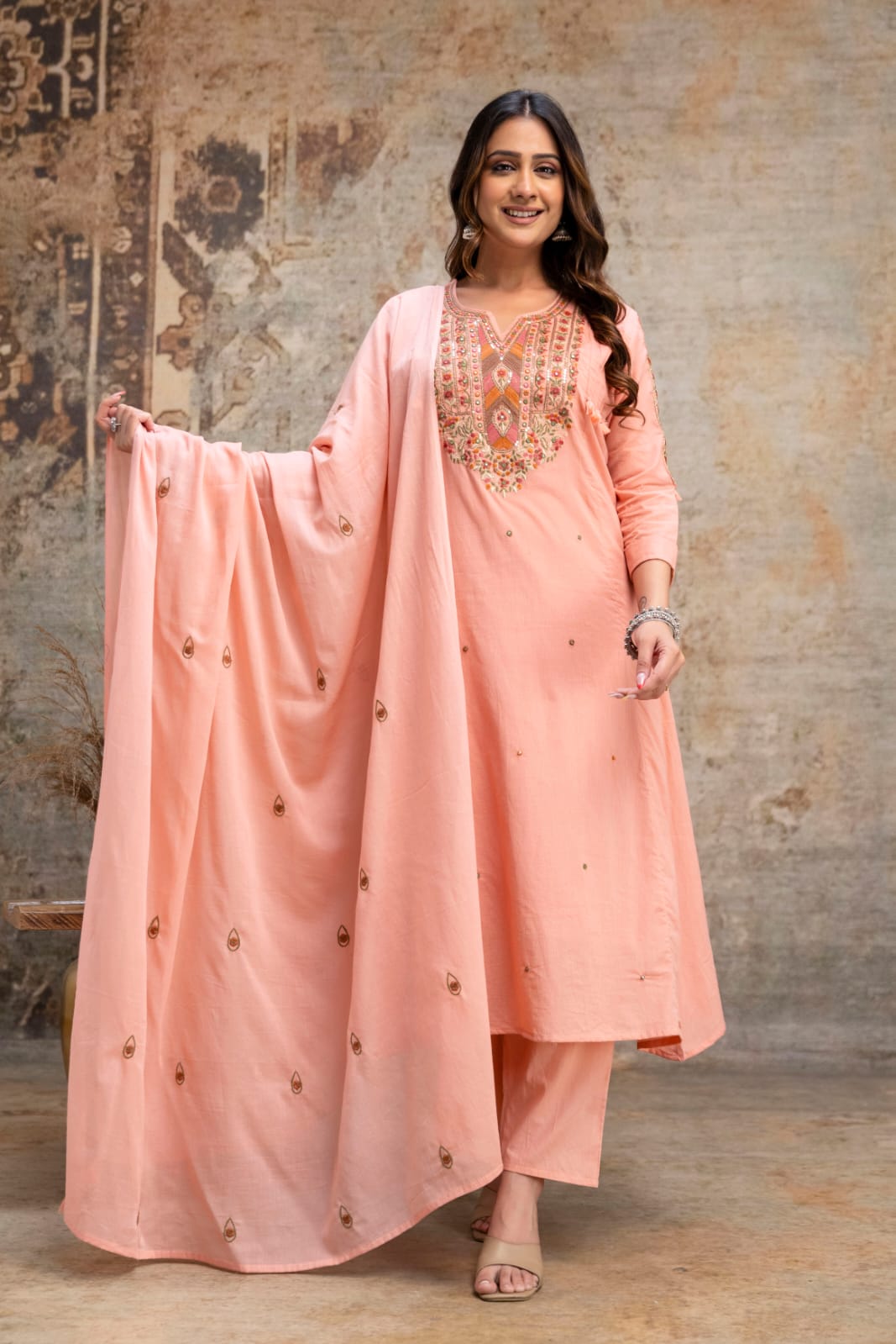 Mulmul Cotton New Collection With Embroidery Work | R190
