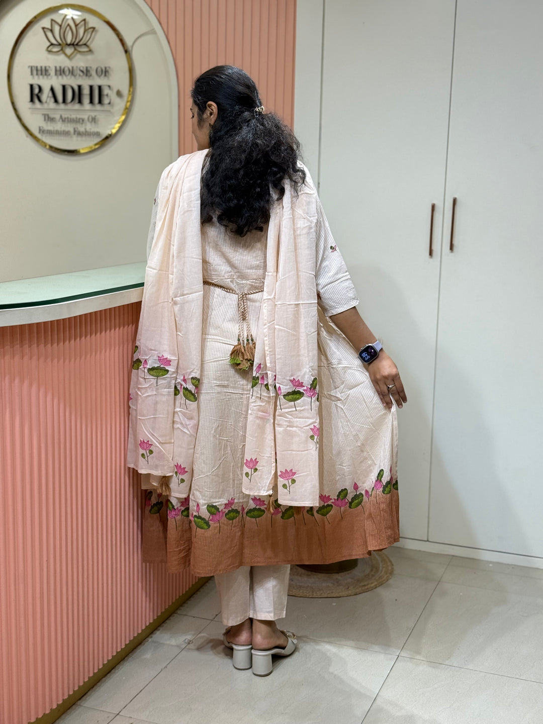 Mulmul Cotton with Brush Paint Collection (Cotton Lining )| R164