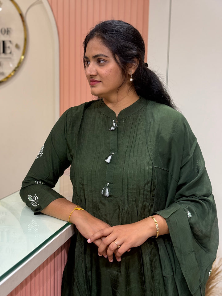 Mul Chanderi  Collection with Mudi work | R206