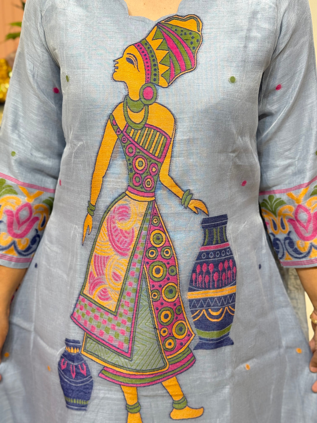 Pure Jamdhani Designer 3 Pcs Set Collection (Cotton Lining)| R211