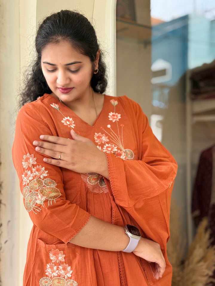 Mul Cotton with front Pockets (Cotton Lining )| R168