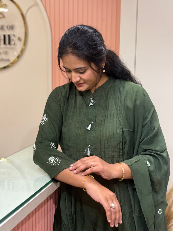 Mul Chanderi  Collection with Mudi work | R206