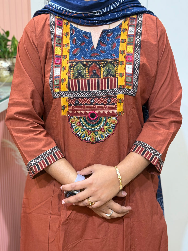 Pure Cotton Collection with Yoke Part Pattern | R210