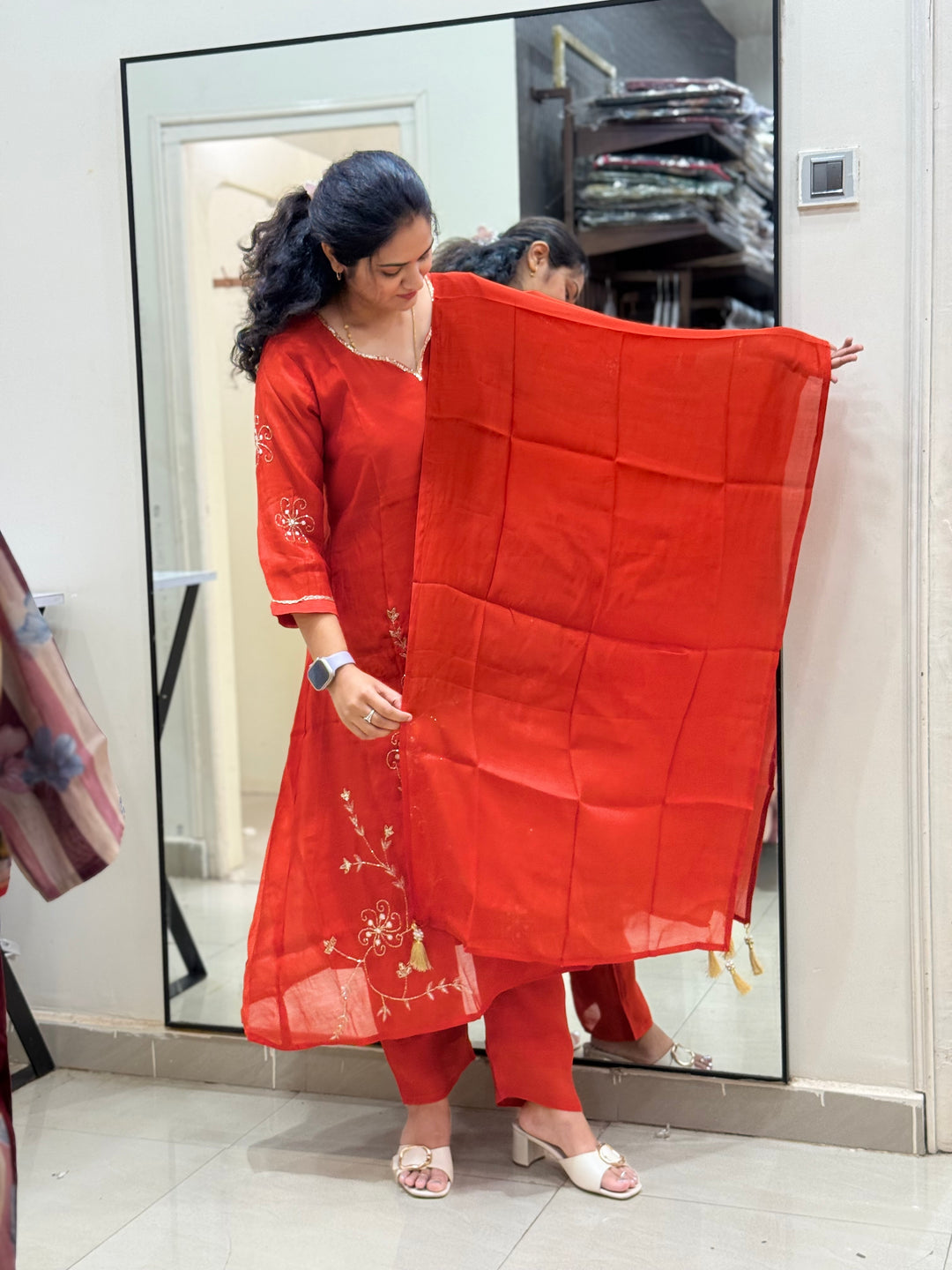 Mul Chanderi Beautiful Collection | R205