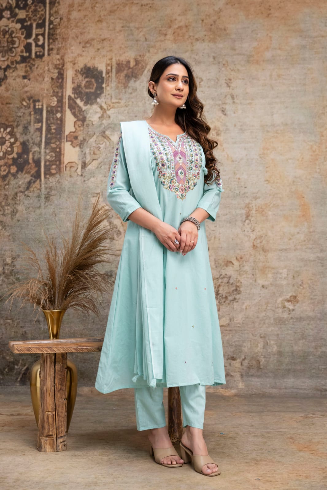 Mulmul Cotton New Collection With Embroidery Work | R190