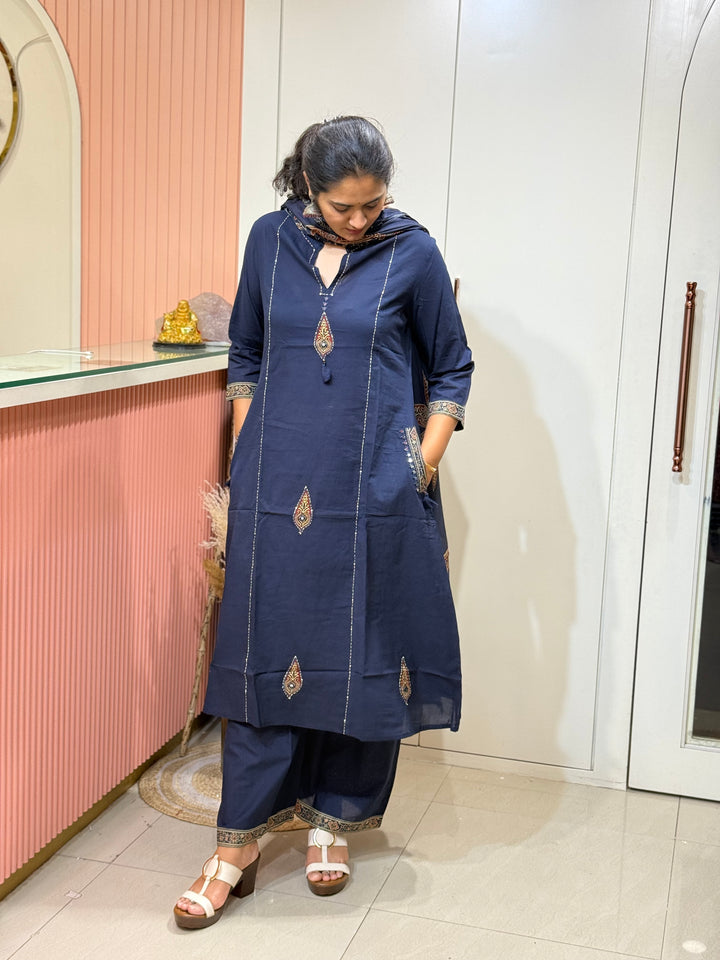 Premium Cotton 3 Pcs Kurta Set | Trending Summer Collection | RADHE101