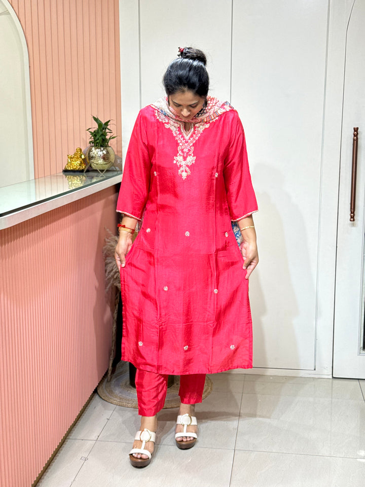 Dola Silk Semi Party Wear Collection (Cotton Lining Available )| R217