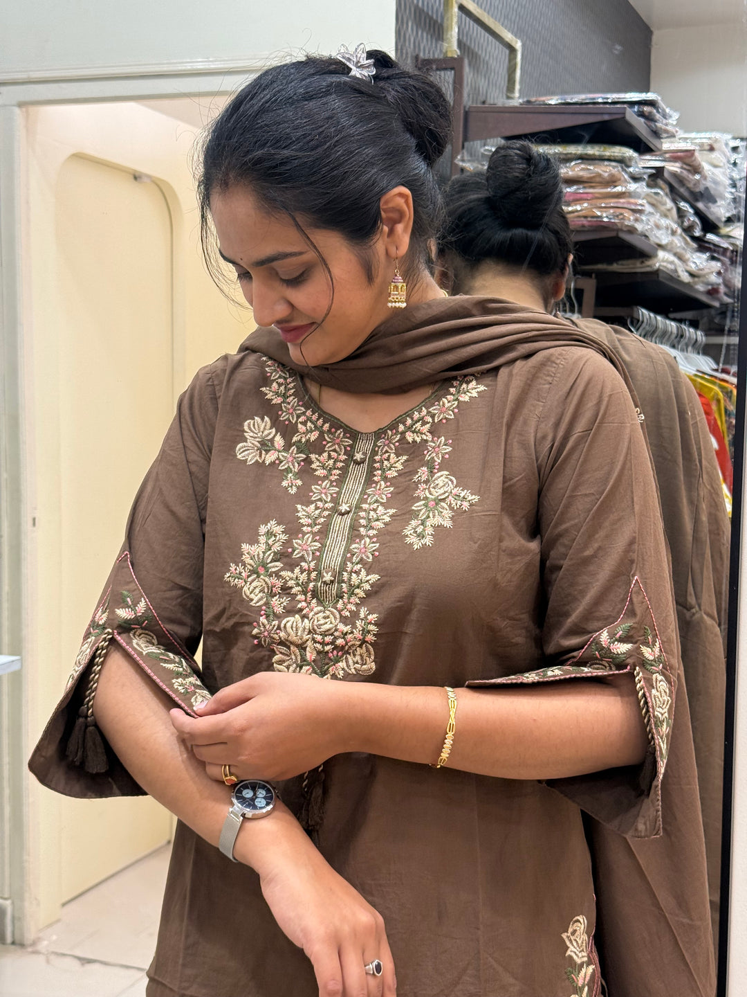 Pure Cotton Collection With Embroidery Work | R189