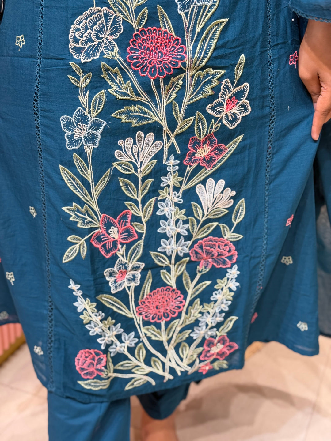 Mul Cotton Collection with Embroidery work (Cotton Lining)| R181