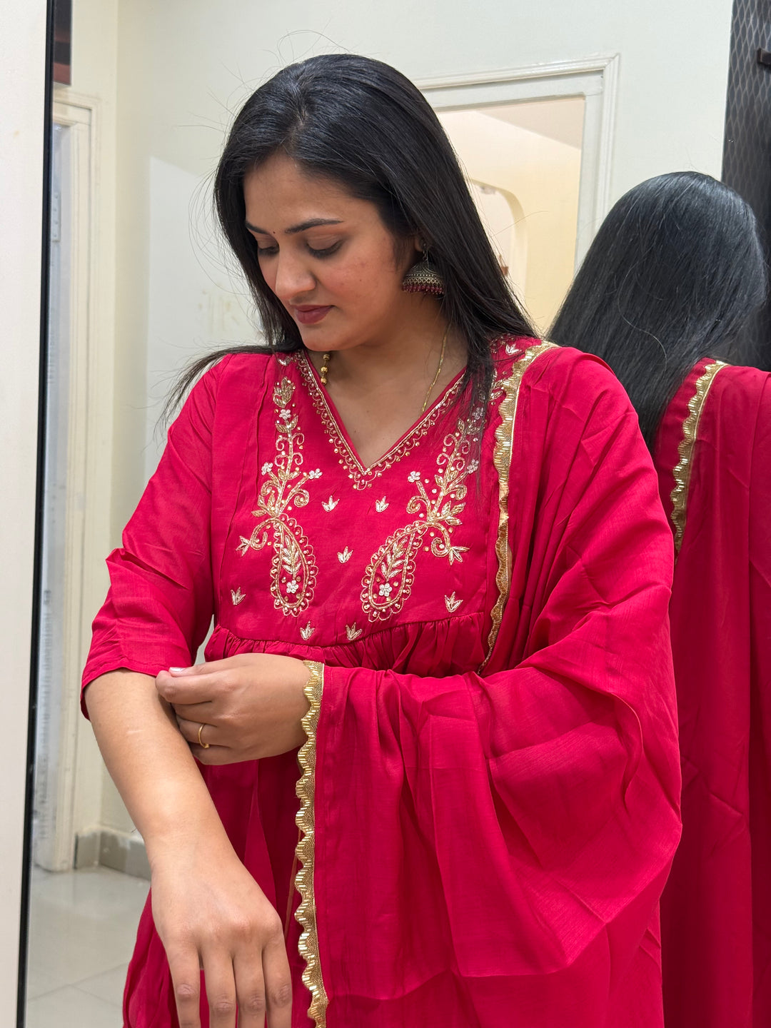 S Mul Chanderi Collection | R209