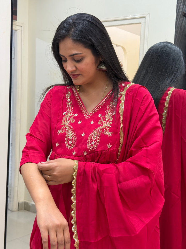 S Mul Chanderi Collection | R209