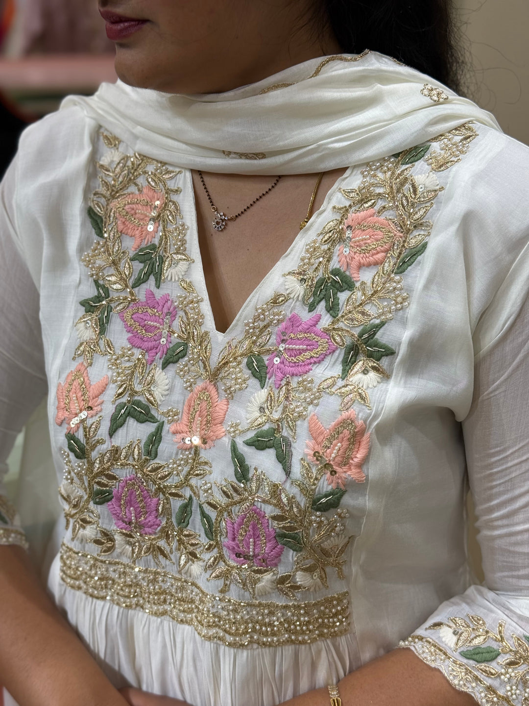 Premium Mul Chanderi Handwork Collection (SuperHit Design)| R206