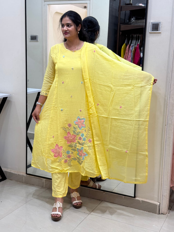 Mul Cotton Collection with Embroidery work (Cotton Lining)| R150