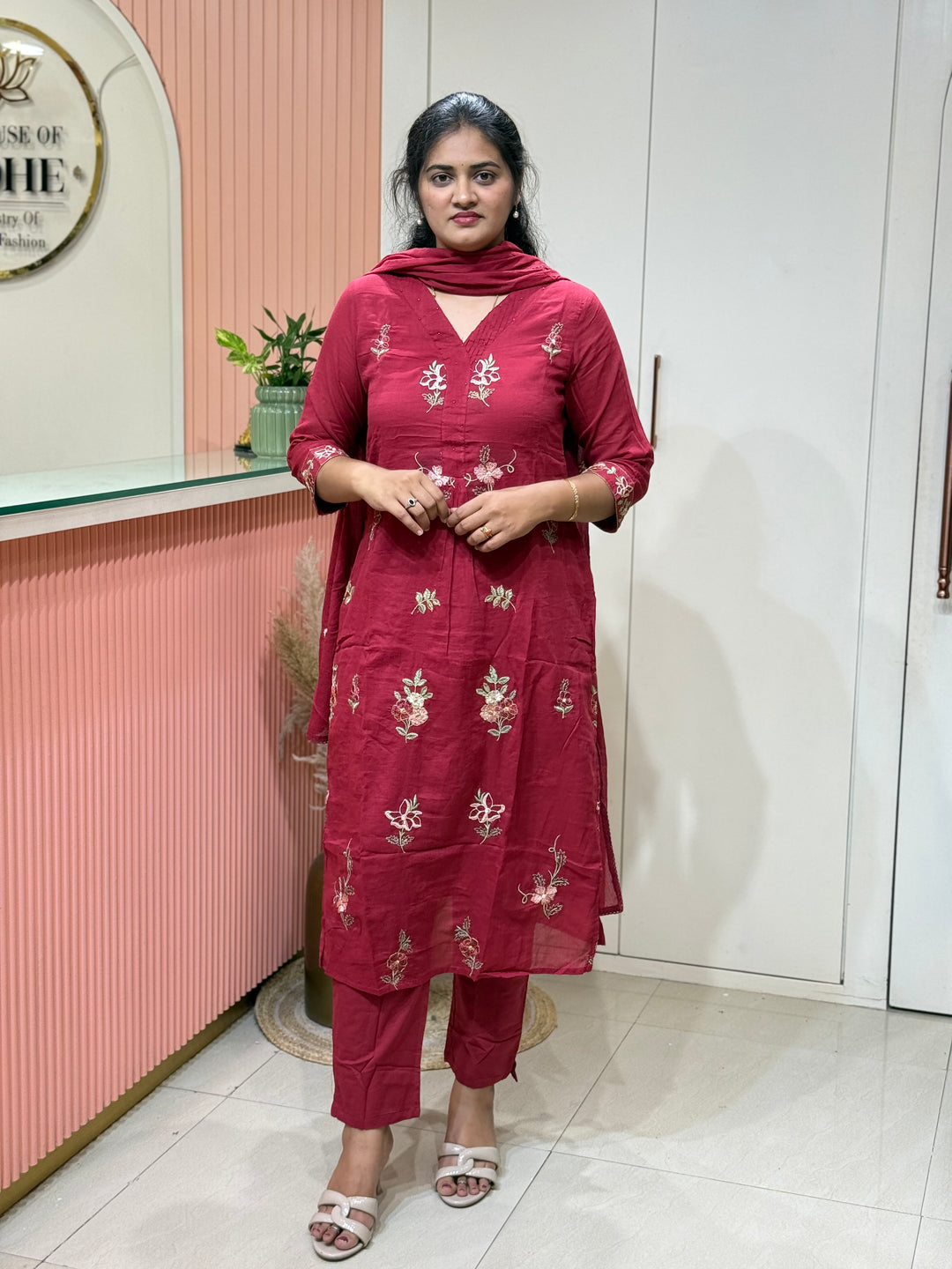 Mul Cotton Collection with Embroidery work (Cotton Lining)| R150
