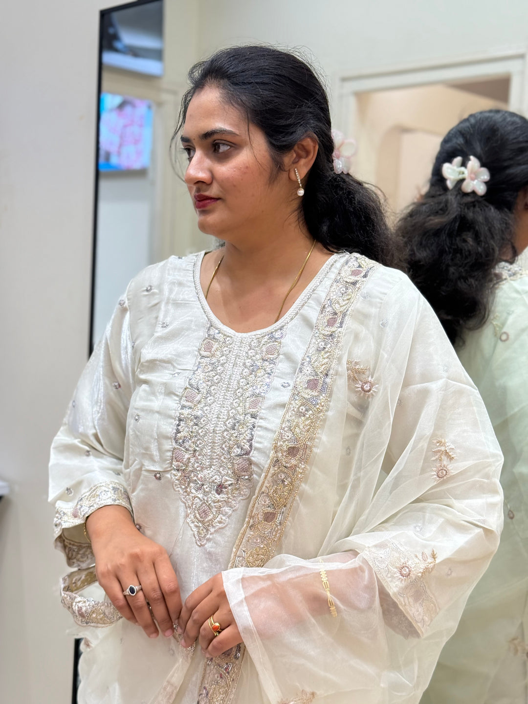Budget-Friendly Roman Gloss Party Wear Collection | RADHE48