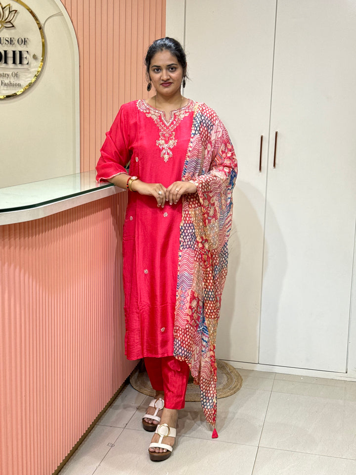 Dola Silk Semi Party Wear Collection (Cotton Lining Available )| R217