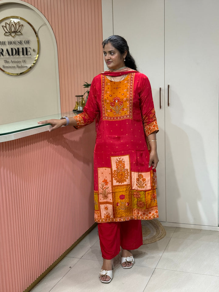 Crepe 3Pcs Set Collection (Cotton Lining )| R221
