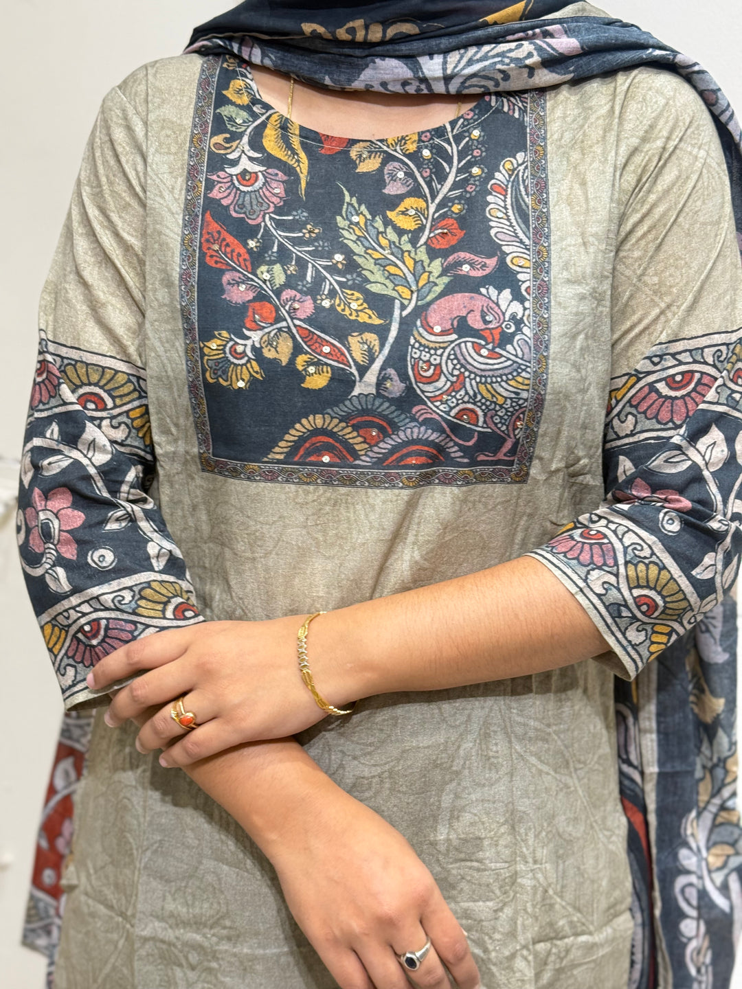 60-60 Cotton Printed 3 Pc Kurta Sets – Premium Soft Collection | R163