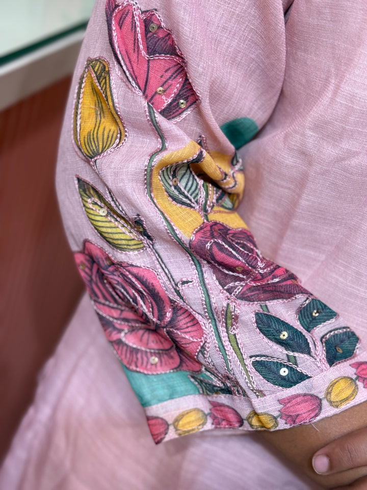 Linen Cotton 3 Pcs Set Collection with Cotton Lining | R146