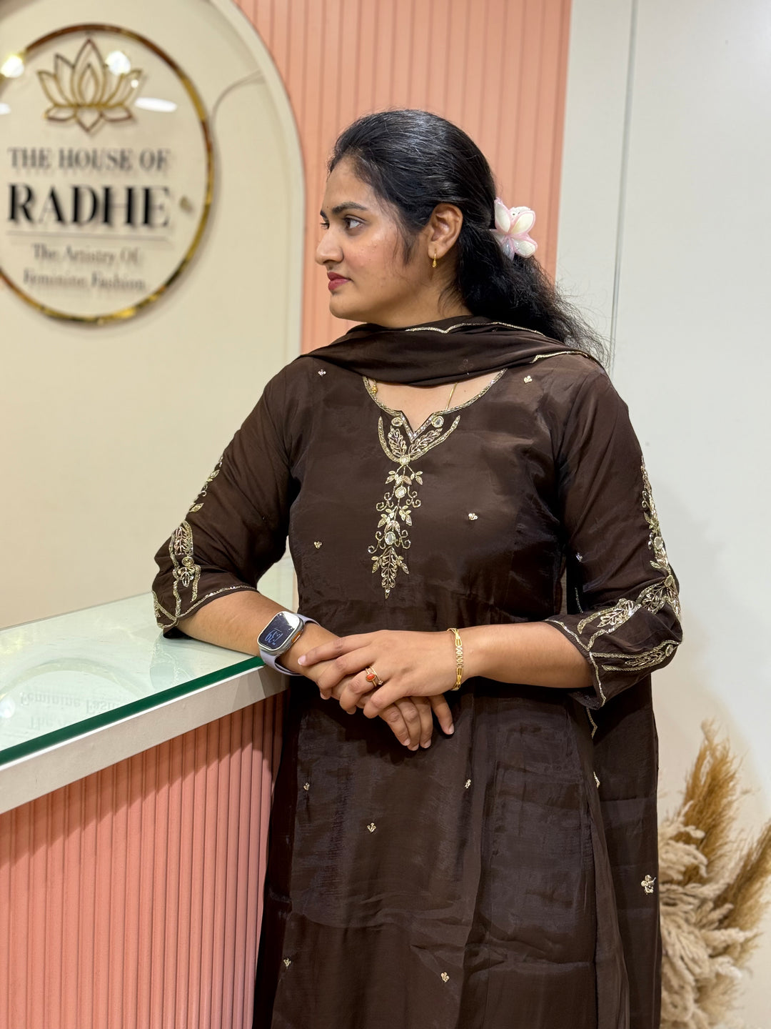 Mul Chanderi Semi Party Wear Collection | R205