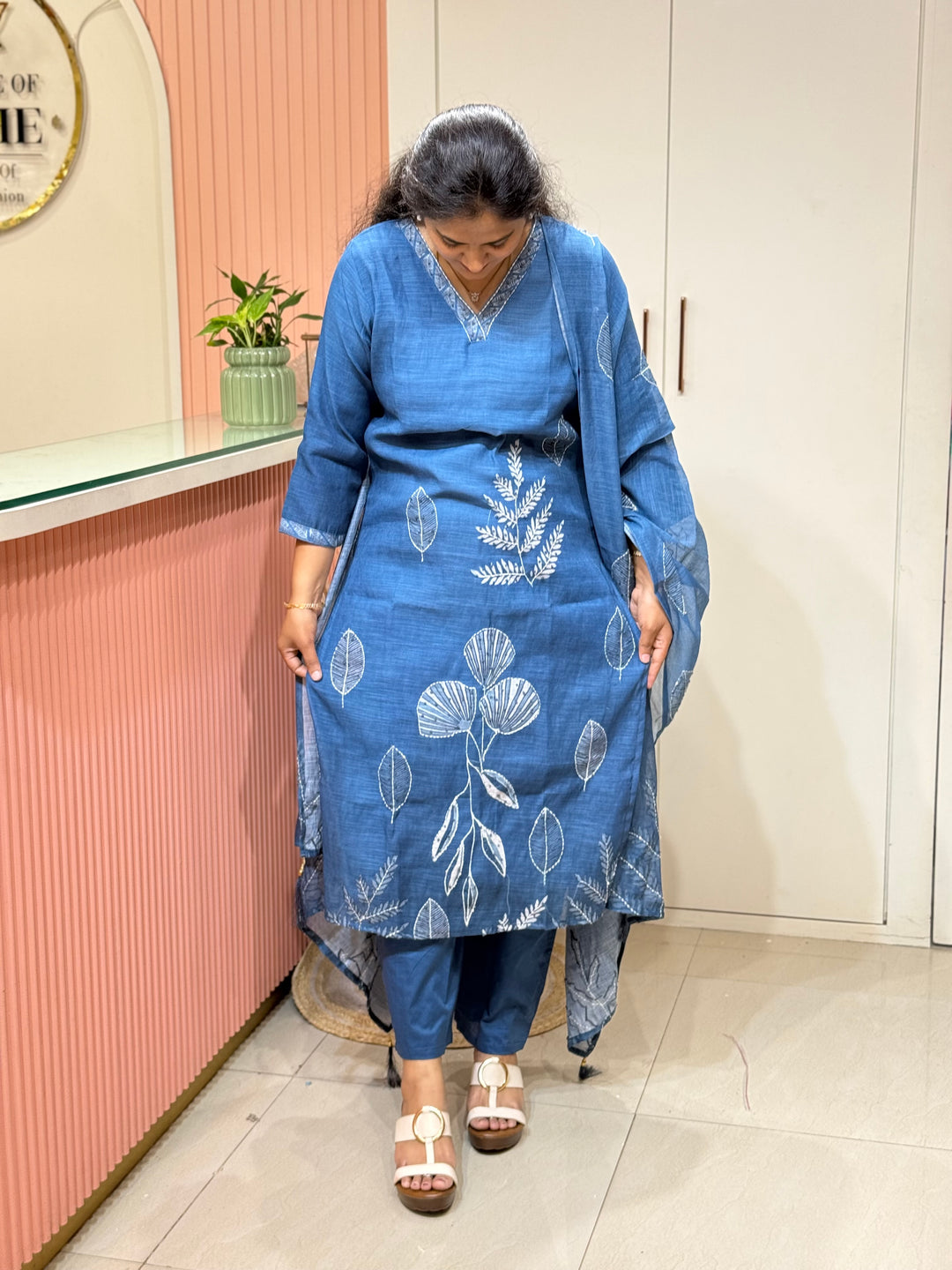 Linen Cotton 3 Pcs Set Collection with Cotton Lining | R146