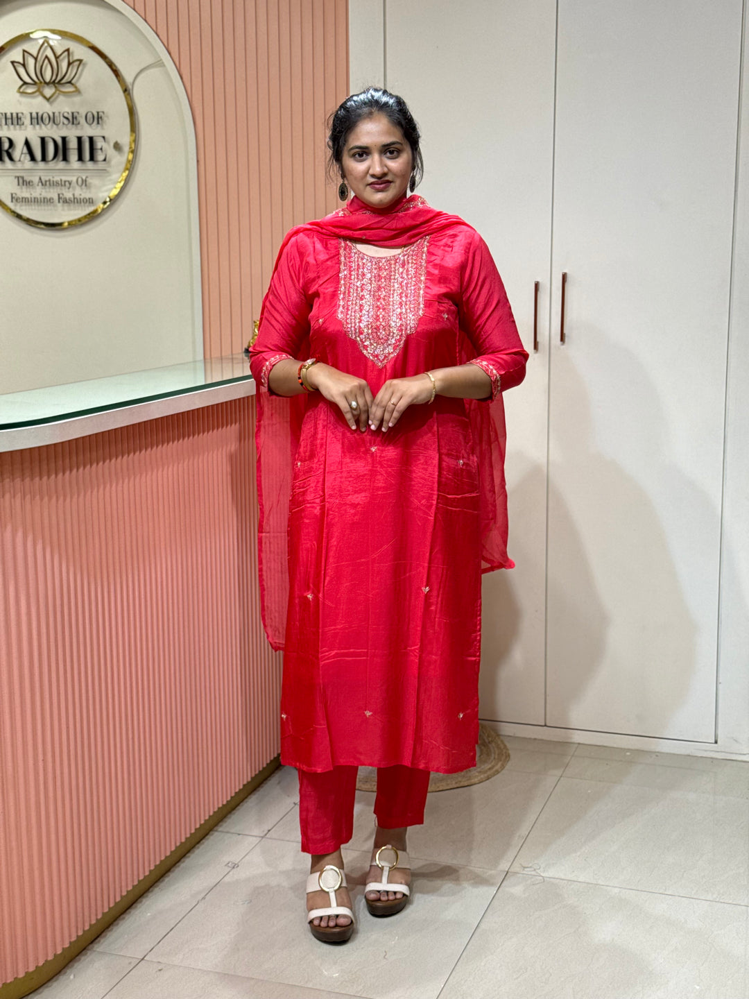 Dola Silk Semi Party Wear Collection (Cotton Lining Available )| R217