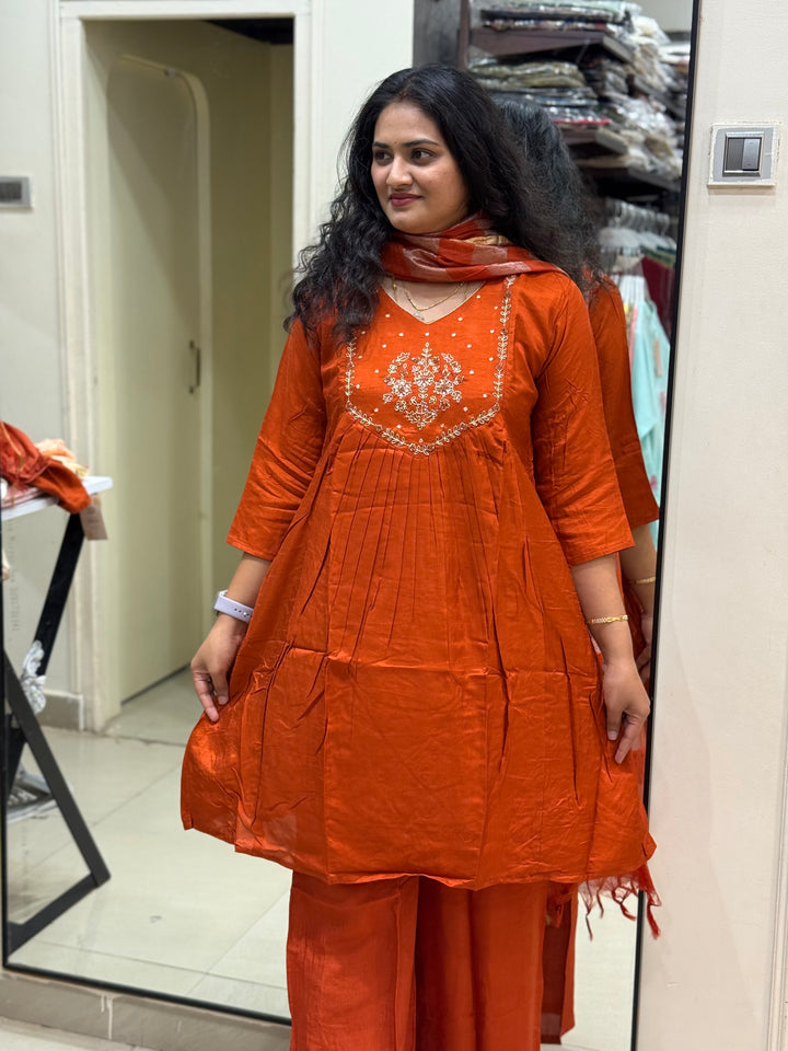 Dola Silk Semi Party Wear Collection (Cotton Lining Available )| R217