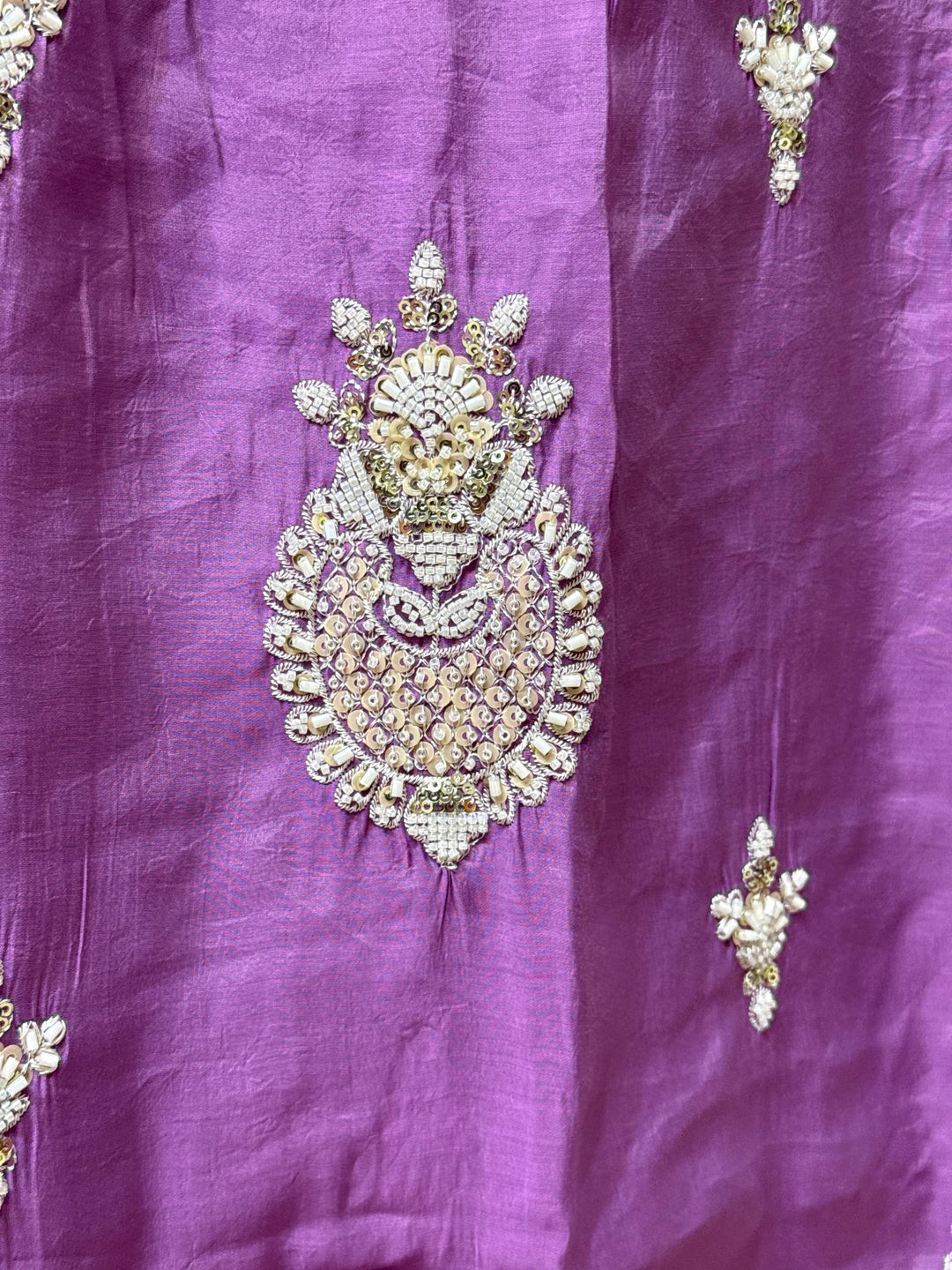 Premium Mul Chanderi with Heavy Handwork | R206